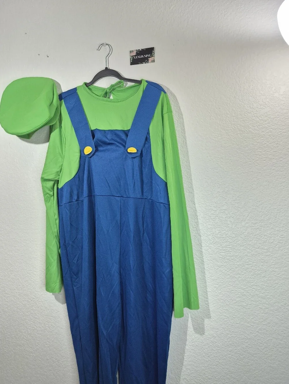Super Mario Bro Luigi Halloween Costume Fot Sale